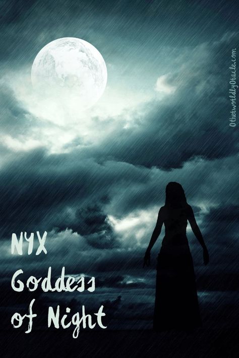 Nyx Goddess Of Night Symbols, Hellenic Witch, Nyx Goddess Of Night, Nyx Aesthetic, Dark Goddesses, Primordial Goddess, Goddess Of Night, Nyx Goddess, Witchcraft Quotes