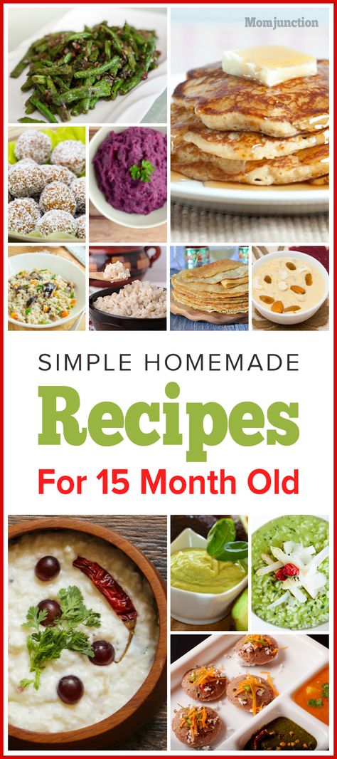 Baby Food | Here are a few simple homemade food for your 15 month old baby. Old Food Recipes, Food Recipes For Kids, Food For Baby, Toddler Food Ideas, Toddler Foods, Baby Meals, Baby Food Ideas, First Foods, Homemade Baby Foods