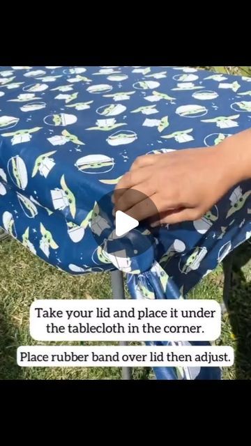 Home organization&decor ideas on Instagram: "Cool hack to keep your tablecloth at place 👌 By @organizedandsimplified4u  . For the owners: if you don't want your content to be posted on our page please contact us in DM, we will fix or delete it immediately. Thank you ❤ . #tips #hacks #usefultips #lifehack #lifehacks #homehacks #simplifyyourspace #helpfultips #helpful  #tipsandtricks #homehacks  #homeorganization #homeorganizer #homeorganizing #homeorganizationtips #homeorganize #homeorganizationhacks #homeorganisation #homeorganising" Plastic Tablecloth Hacks, How To Keep Tablecloths From Blowing, Tablecloth Hacks, Blanket Folding, Bedding Hacks, Tablecloth Ideas, Diy Tablecloth, Formal Table Setting, Table Clothes