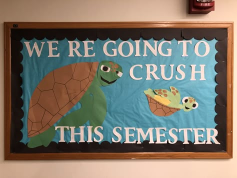 Finding Nemo Classroom Door, Nemo Bulletin Board Ideas, Nemo Classroom Theme, Finding Nemo Bulletin Board Ideas, Under The Sea Ra Theme, Finding Nemo Classroom Theme, Nemo Bulletin Board, Finding Nemo Classroom, Finding Nemo Hallway Decorations