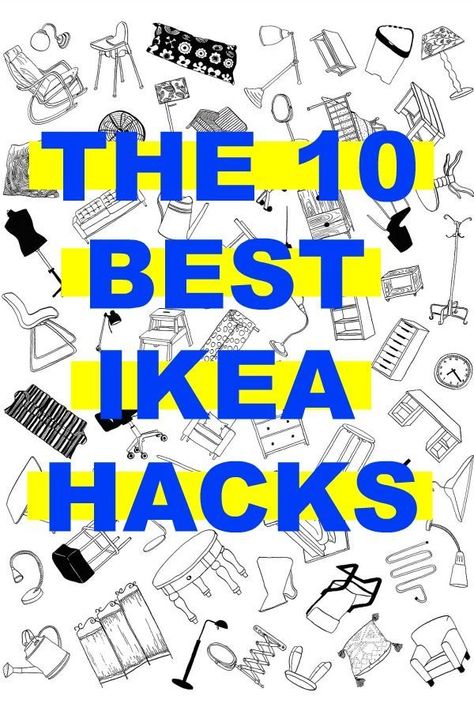 We all love Ikea.  We love Ikea Hacks even more.  See the 10 best way to make your Ikea find unique. Best Ikea Hacks, Ikea Finds, Diy Ikea Hacks, Best Ikea, Diy And Crafts Sewing, Crafts To Make And Sell, Financial Wellness, Craft Room Organization, Diy Life Hacks