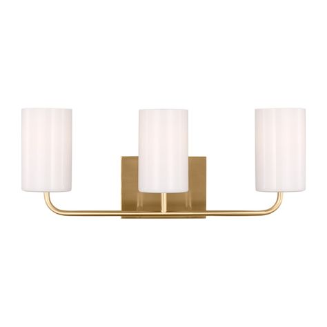 Rhett Large Vanity - GLV1003 | Visual Comfort Bronze Vanity Lighting, Outside Paint, Large Vanity, Contemporary Vanity, Generation Lighting, Light Vanity, Ritz Carlton, Floor Lamp Lighting, Wall Light Fixtures