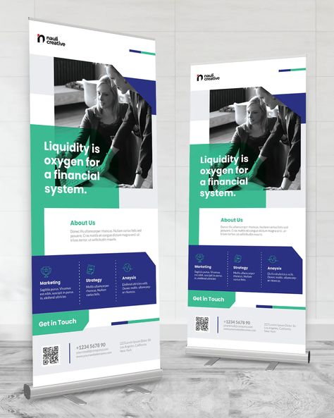 Standies Design Creative, Roll Up Design Creative, Standee Design Creative, Poster Design App, Stand Up Banner Design, Pull Up Banner, Roll Banner Design, Roll Up Banner, Roll Up Banner Design Inspiration