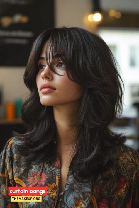 75 Awesome Hairstyles With Curtain Bangs Trending In 2025 - TheMakeup 90s Curtain Bangs, Hairstyles With Curtain Bangs, Bang Hair, Awesome Hairstyles, Make Up Your Mind, Curtain Bangs, Hairstyles With Bangs, Hair Looks, Hair Inspo