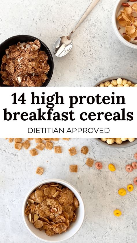 A bowl of cereal in the morning may be a nostalgic, easy, and arguably delicious breakfast, but typical breakfast cereals can be high in sugar and fail to keep you full throughout the morning. Choosing cereal that’s highest in protein can help you start your day with a satisfying, healthy high protein breakfast that keeps you full throughout the morning and gives you a head start on your daily protein goals. By opting for an easy high protein breakfast, you'll enjoy a healthy start to your day. Protein Breakfast No Eggs, High Protein Breakfast No Eggs, Breakfast No Eggs, Breakfast That Keeps You Full, Easy High Protein Breakfast, Healthy High Protein Breakfast, Protein Goals, Protein Cereal, Daily Protein