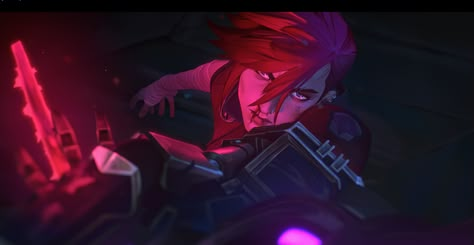 Pit Fighter, Arcane Screenshots, Rain Baby, Vi Arcane, Crying My Eyes Out, League Of Legends Characters, Character Actor, Superhero Design, Badass Women