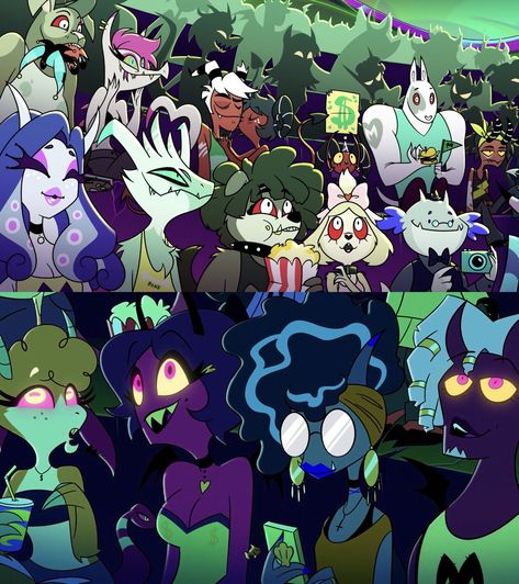 Helluva Boss Species, Helluva Boss All Characters, Background Characters, Character Design Ideas Inspiration, Helluva Boss Background, Helluva Boss Hellhound Oc, Helluva Boss Types Of Demons, Helluva Boss Characters, Helluva Boss Background Characters