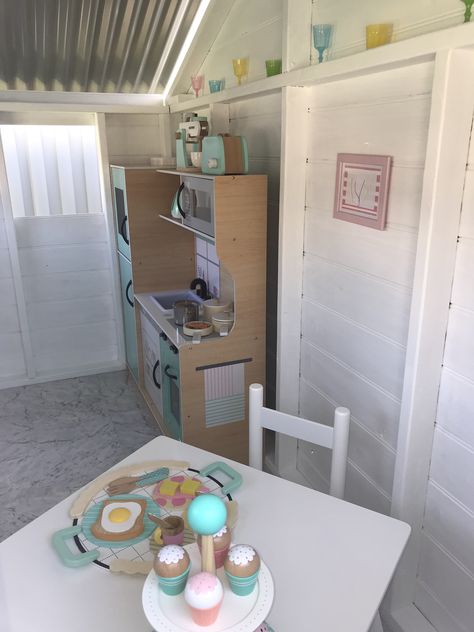 Inside Cubby House Ideas, Small Cubby House, Inside Kids Playhouse, Cubby House Interior, Kids Cubby House, Cubby House Ideas, Kids Cubby, Kids Cubby Houses, Kids Cubbies