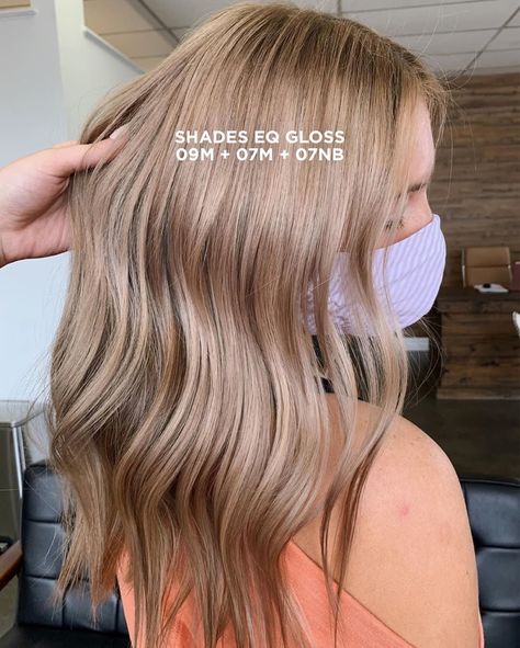 Redken on Instagram: “"The Shades EQ M's are a lifesaver!" - @sydneydelanaaa 🇺🇸 The Shades EQ Matte family of 4 (levels 2, 4, 7 & 9) have a brown to tan…” 9m Redken Shades Eq, 7nch Shades Eq, Shades Eq 7nch, Shadeseq Redken Shades, 9aa Redken Shades Eq, Salon Hair Color, Redken Hair Color, Redken Shades, Redken Hair Products