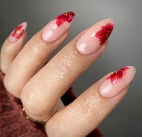 Pink And Red Christmas Nails, Short Cute Nails, Light Pink Shades, Deep Red Nail Polish, Red Wedding Nails, Red Glitter Nail Polish, Pink And Red Christmas, Deep Red Nails, Red Nails Glitter