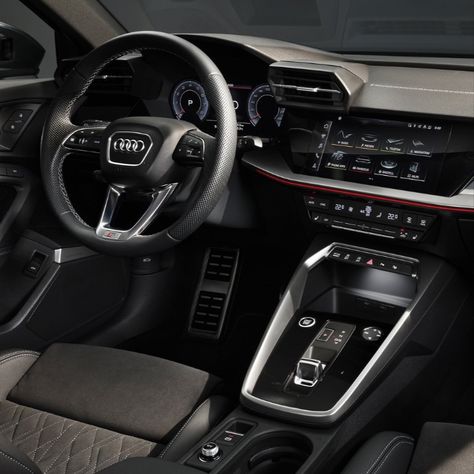 Audi A3 Sedan 2021 A3 Audi Sedan, Audi A3 Interior, Audi Etron, Audi Sedan, Audi A3 Sedan, Dream Cars Range Rovers, Black Audi, Audi A3 Sportback, Audi A7