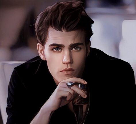 Stefan Salvatore Fanart, The Vampire Diaries Characters, Manhwa Icons, Stefan Salvatore, Tv Characters, Urban Fantasy, Man Crush, Fantasy Books, Vampire Diaries