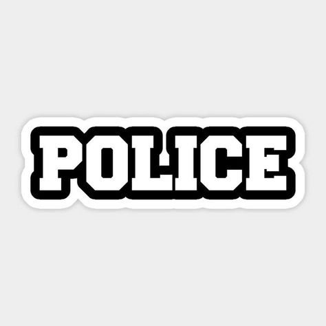 Police Stickers, Crafts 2024, Police Police, Dark Art Drawings, Police Cars, Silhouette Design, Funny Stickers, Custom Stickers, Favorite Tv Shows