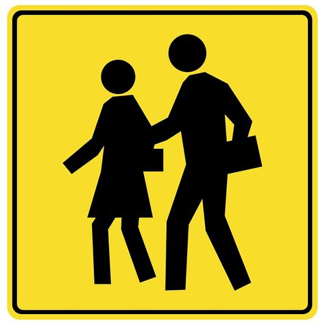 The More Kids Walk, The More Likely They Are to Succeed in Adulthood | Let Grow Vinyl Signage, Halloween Safety Tips, Free Range Kids, Reflective Sign, Halloween Safety, Crossing Sign, Tips For Parents, March 7th, Creative Class