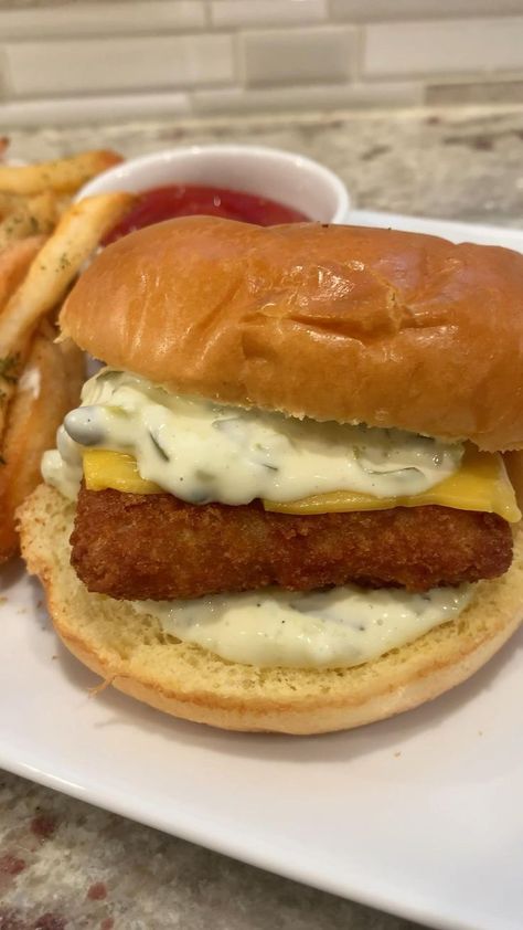 Filet-o-fish sandwich recipe | Fish recipes, Diy food recipes, Food recipies Filet O Fish, 2 Types Of People, Fish Sandwich Recipes, Recipes Fish, Fish Sandwich, Seafood Dinner, Sandwich Recipe, Types Of People, Food Obsession