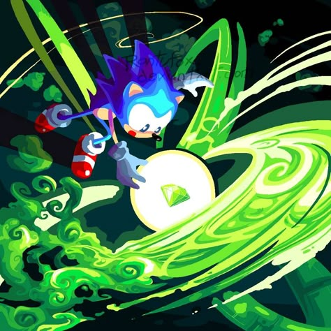 Chaos Emeralds, Sonic Mania, Classic Sonic, Blue Hedgehog, Sonic Franchise, Sonic Adventure, Hedgehog Art, Sonic And Shadow, Sonic Boom