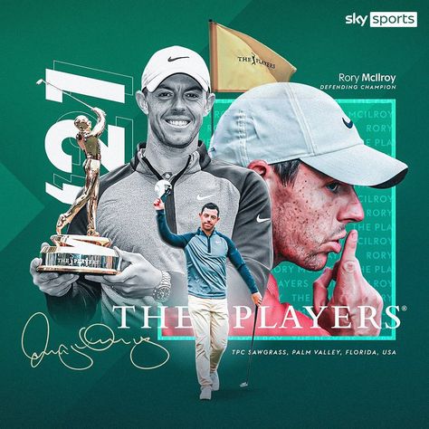 Sky Sports, Rory Mcilroy, Ryder Cup, Sport Poster Design, Golf Sport, Sport Poster, Sports Design, Golf, Poster Design