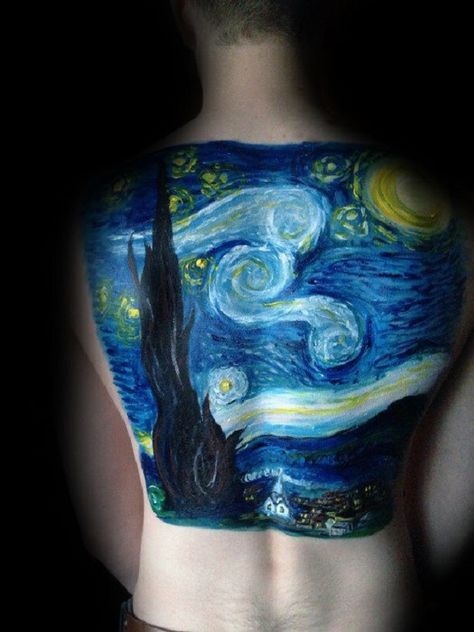 45 Amazing VINCENT VAN GOGH TATTOOS | Cuded Van Gogh Tattoos, Dramatic Paintings, Tattoos For Women Forearm, Starry Night Tattoo, Arm Tattoos For Women Forearm, Black Hole Tattoo, Vincent Van Gogh Artwork, Van Gogh Tattoo, Art Vincent Van Gogh