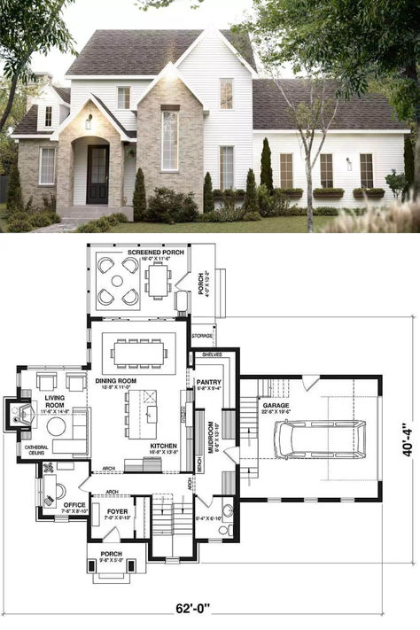 London Fog 5-Bedroom Modern Farmhouse with Loft and Walkout Basement (Floor Plan) Farmhouse With Loft, Mansion Floor Plans, Basement Floor Plans, House Plans Mansion, Mansion Floor Plan, Basement Floor, Walkout Basement, Basement Flooring, Wrap Around Porch