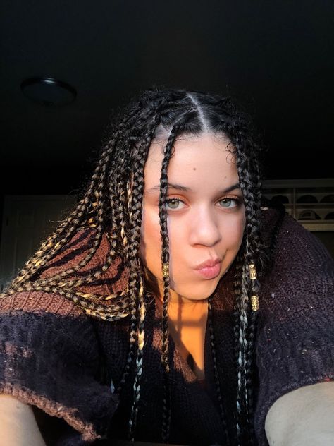 Biracial Braided Hairstyles, Biracial Box Braids, Braided Hairstyles Mixed Girl, Braid Hairstyles For Mixed Women, Mixed Girls With Braids, Box Braids Mixed Girl, Braids On Mixed Girls, Mixed Girl Braids Hairstyles, Braids Mixed Girl