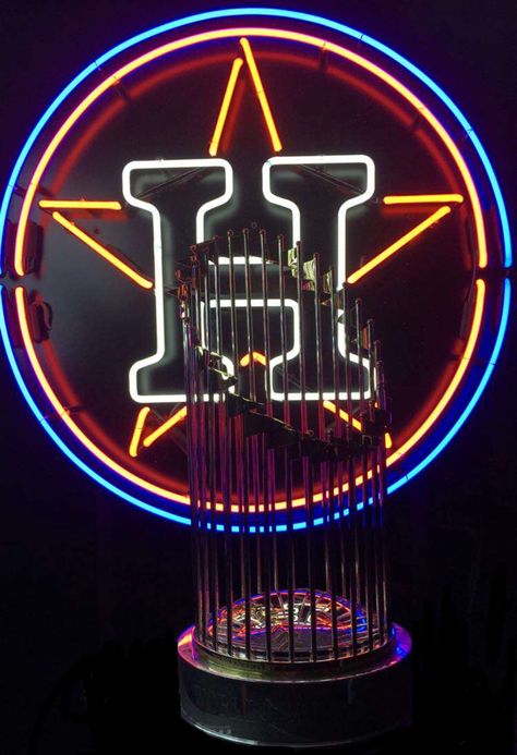 Houston Astros 2017 World Series Trophy Houston Astros Wallpapers, Astros Wallpaper, Basketball Court Layout, World Series Trophy, Sports Den, Astros World Series, Houston Texans Football, George Springer, Baseball Wallpaper