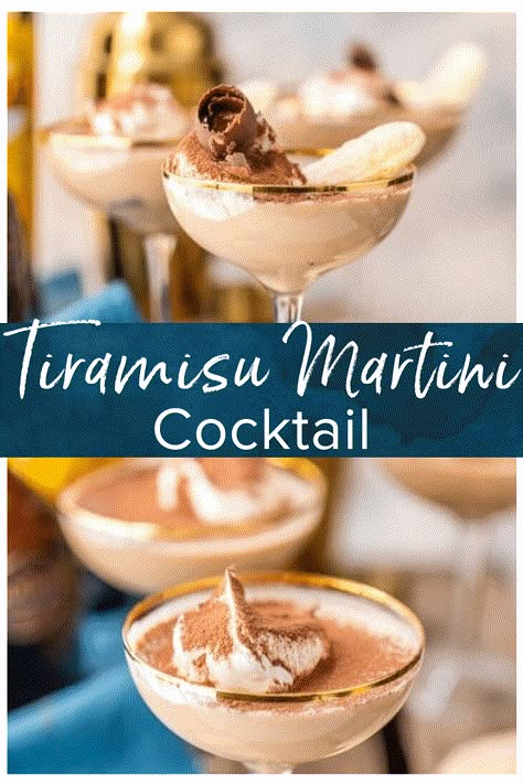 Candyland Cocktails, Kahlua Cocktail Recipes, Rum Chata Martini Recipes, Tiramisu Cocktail Recipe, Rum Chata Martini, Tiramisu Drink Recipe, Flavored Martini Recipes, Tiramisu Drink, Kahlua Martini