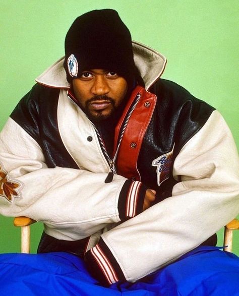 Ghost Face Killah, 2000’s Outfit, Ghostface Killah, 90s Rap, 90s Hip Hop Fashion, Wu Tang Clan, 90s Hip Hop, Ghost Face, Wu Tang