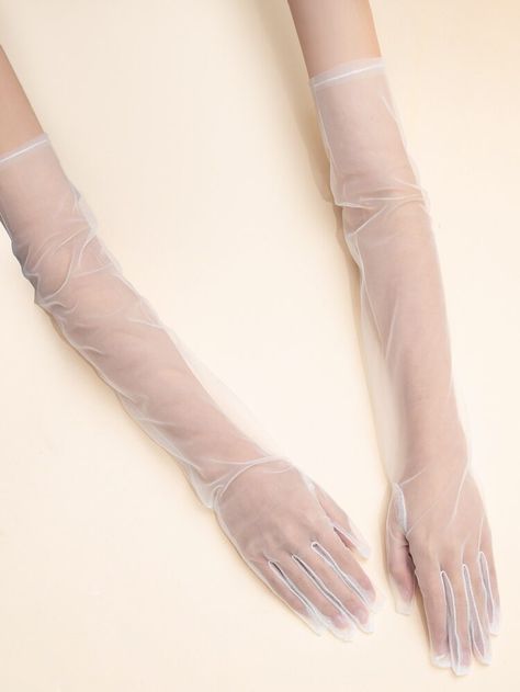 Low Key Wedding Dress, Nude Gloves, Angel And Devil Costume, Bride Gloves, Gloves Aesthetic, Sheer Gloves, Gloves Dress, Silk Gloves, Dress With Gloves