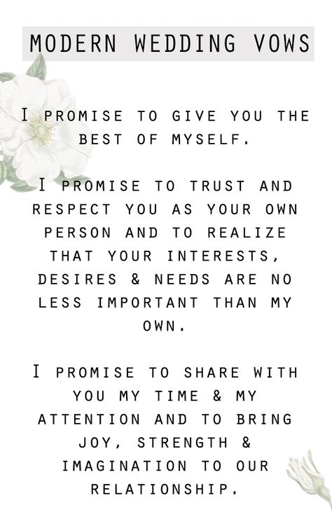 Modern Wedding Ceremony Script, Personal Vows To Husband, Vows Examples, Personal Wedding Vows, Modern Wedding Vows, Writing Wedding Vows, Romantic Wedding Vows, Vows Quotes, Vow Examples