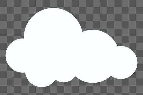 Cloud Png Aesthetic, Nubes Aesthetic, Cloud Vector Png, Cloud Silhouette, Cloud Sticker, Sticker Collage, Flat Drawings, Cloud Stickers, Cricut Images