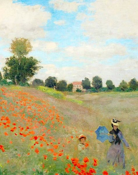 Painting Poppies, Monet Claude, Claude Monet Paintings, Claude Monet Art, Afrique Art, Wild Poppies, Monet Art, Monet Paintings, 수채화 그림