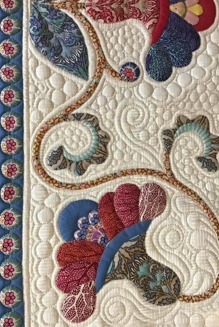 The Making of ‘Isabel’ – Lyn Keogh Quilts Heart Quilt Pattern, Machine Quilting Patterns, Longarm Quilting Designs, Straight Line Quilting, Medallion Quilt, Applique Quilt Patterns, Machine Quilting Designs, Hand Embroidery Videos, Applique Quilting