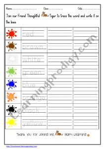 Read And Colour Worksheet, Nursery English Worksheet, Colour Spelling Worksheet, Colours In English Worksheet, Lkg English Worksheet Pdf, English Worksheets For Kindergarten, Spelling Worksheets, Affirmations For Kids, Learning Worksheets