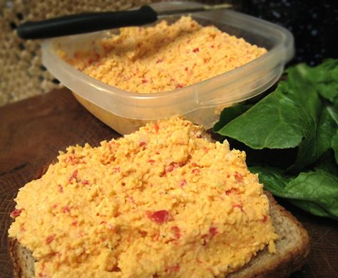 Garlic Pimento Cheese Pimento Cheese Recipe, Pimento Cheese Recipes, Pimiento Cheese, Garlic Dip, Southern Dishes, Pimento Cheese, Dinner Party Recipes, The Newspaper, Football Food