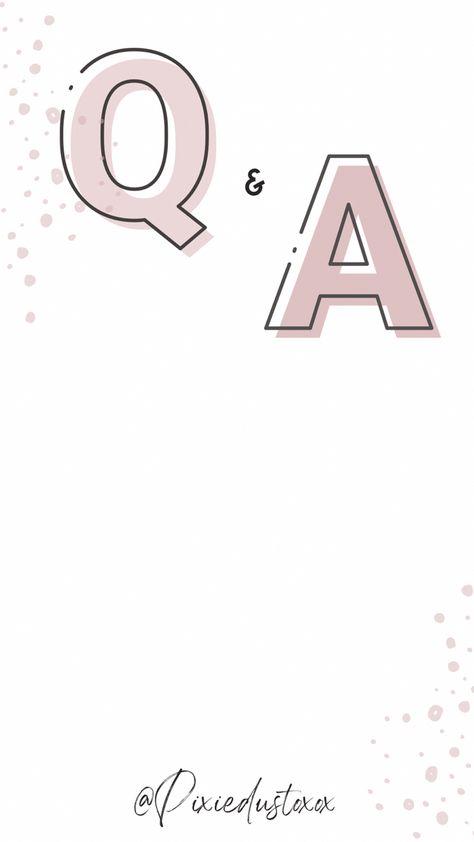 Q & a template pink asthetic Q&a Template, Q And A, Question And Answer, Friday Night, Memes, Pink, Quick Saves