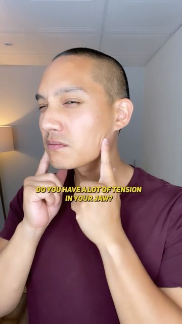 Justin Agustin on Instagram: "Do you have tension in your jaw and neck? Do this for instant relief. Apply gentle pressure and breathe. Take this as a reminder to unclench your jaw, drop your tongue from the roof of your mouth, and breathe. Hope it helps 💙 ___________________ Start your journey to becoming a stronger and healthier YOU at justinagustin.com Enjoy full length beginner exercises with low impact modifications for all fitness levels. Exercise from the comfort of your own home wit Somatic Release, Unclench Your Jaw, Jaw Exercises, Beginner Exercises, Neck Exercises, Neck Pain Relief, Beginner Workout, Head And Neck, Gym Time