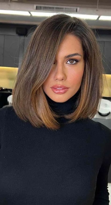 Very Long Bob, 2024 Haircut, Mom Haircut, Chic Haircut, Haircut Inspo, Mom Cut, Medium Bob, Brunette Balayage, Long Bob Haircuts