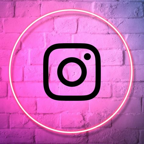 Neon Background Dp Size, Neon Sign Instagram, Logo Instagram Highlight, Facebook And Instagram Logo, Instagram Logo Transparent, Christmas Card Background, Gold App, Circle Icon, Drawings For Boyfriend