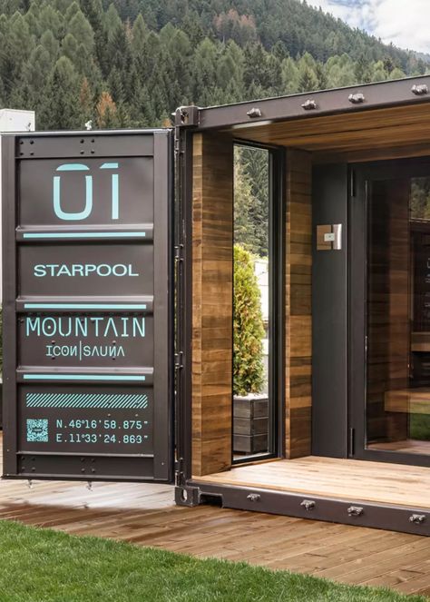 Mountain Interiors, Container Dimensions, Beach Interior, Sauna Design, Urban Interiors, Backyard Paradise, Sustainable Architecture, Oak Floors, Going Home