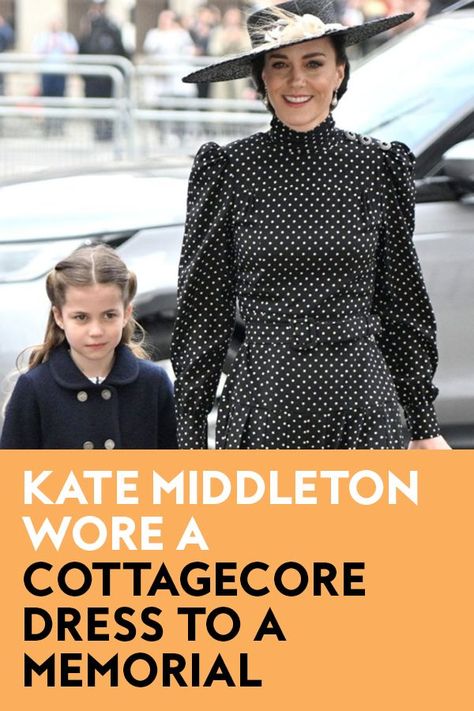 Prince Charlotte, Being The Best Mom, Memorial Outfits, Kate Middleton Style, Cottagecore Dress, Best Mom Ever, Best Style, Black Gloves, Black White Dress