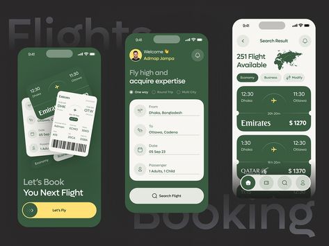 Flight Booking App, Flight App, Planning App, Booking Website, Flight Booking, Booking App, Ui Design Website, Amazing Nature Photography, Flight Ticket