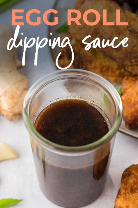 Egg Roll Dipping Sauce Easy, Eggroll Sauce Recipe, Eggroll Dipping Sauce Easy, Dip For Egg Rolls, Soul Food Egg Rolls, Egg Roll Dipping Sauce Recipes, Egg Roll Sauce Recipe, Spring Rolls Dipping Sauce, Egg Roll Dip