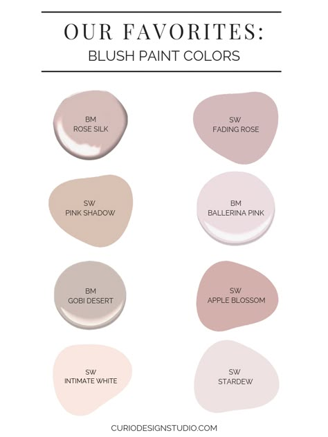 Blush Paint Colors, Blush Paint, Nursery Paint Colors, Colors For Walls, Best Neutral Paint Colors, Pink Paint Colors, Home Paint Colors, House Color Palettes, Neutral Paint Colors