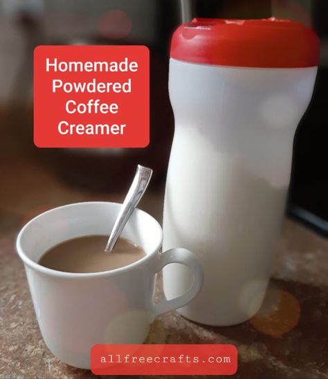 Homemade Powdered Coffee Creamer, Powdered Coffee Creamer Recipe, Powdered Coffee Creamer, Coffee Creamer Bottles, Diy Coffee Creamer, Creamer Bottles, Powder Coffee Creamer, Vanilla Coffee Creamer, Homemade Dry Mixes