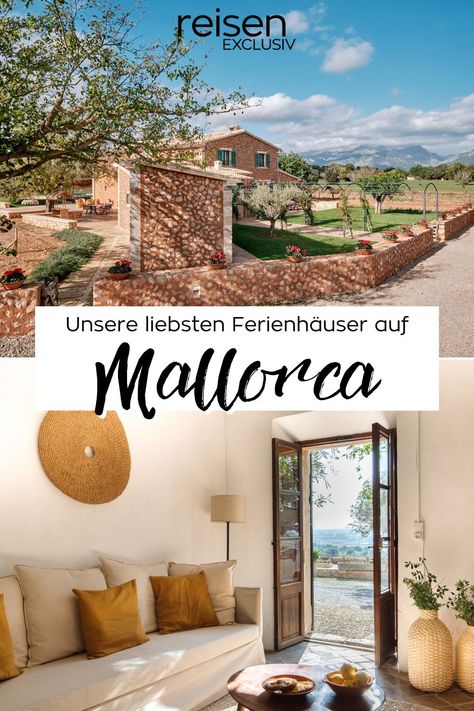 Die Osterferien stehen vor der Tür und ihr habt einen Mallorca Urlaub geplant? Wir haben sieben wunderschöne Ferienhäuser auf Mallorca rausgesucht, die Privatsphäre pur versprechen. Reif für die Balearen Insel? Mallorca Reisetipps | Mallorca Geheimtipps | Mallorca Finca | Mallorca Foto Ideen | Mallorca Reise Restaurant, Hotel, Travel, Palmas