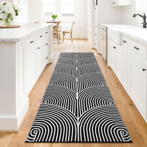 White kitchen floor tiles