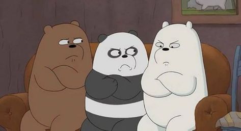 We Bare Bears Funny, Webarebears Wallpaper, Funny Group Pictures, We Are Bears, Ice Bear We Bare Bears, Iphone Wallpaper Cat, We Bare Bears Wallpapers, Cute Funny Pics, Ice Bear