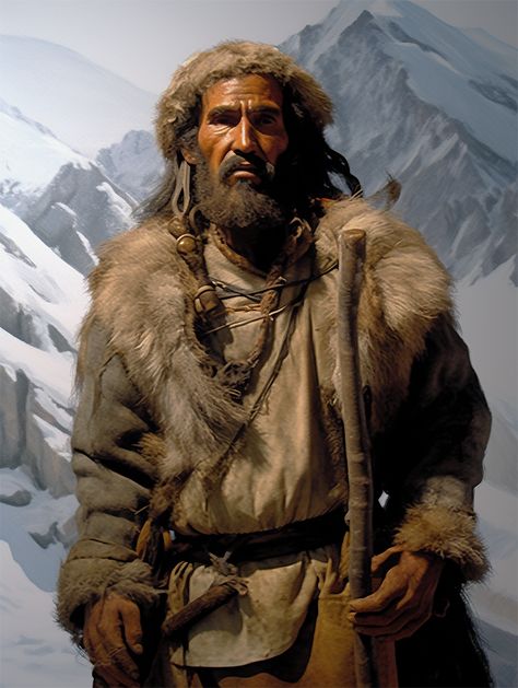 Improved genetic testing done on “Otzi the Iceman” the famous 5000 year old body found frozen in the Italian alps indicates he had high skin pigmentation, dark eye color, and male pattern baldness. His genes also show that he was a descendant of farming people originating in Anatolia, a region in present day Turkey. He was not Turkish. Many of his genes are still present in all living people of European descent. #ai Otzi The Iceman, The Iceman, Pattern Baldness, Male Pattern Baldness, Genetic Testing, Italian Alps, Dark Eyes, Present Day, Eye Color