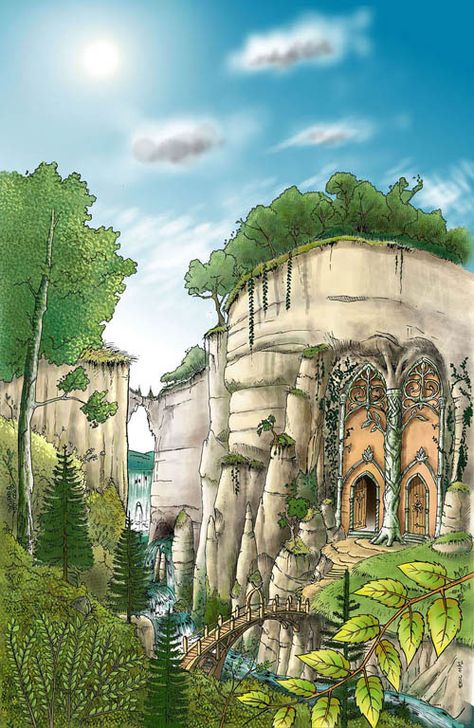 Menegroth | Mythgard Forums Silvan Elves, King Thranduil, Canyon City, Forest Gate, Lotr Elves, Cave System, Middle Earth Art, Desolation Of Smaug, Tolkien Art