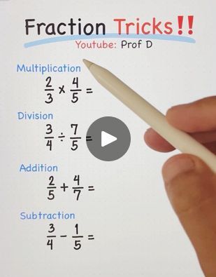 How To Multiply Fractions, Fraction Tricks, Divide Fractions, Subtract Fractions, Fractions Multiplication, Add And Subtract Fractions, Common Multiples, Dividing Fractions, Adding Fractions